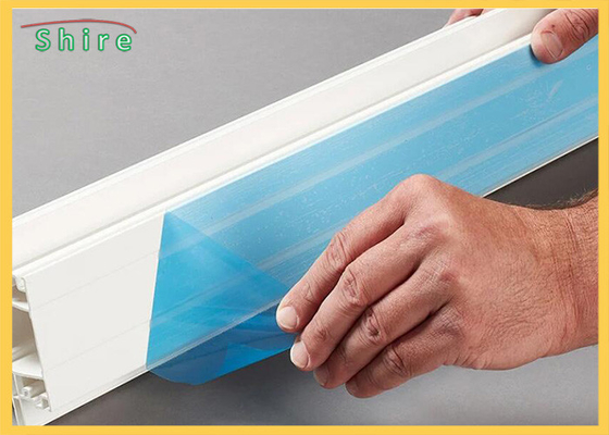 Transparent PE Protective Film Window Frame Protection Tape For Aluminium Panel